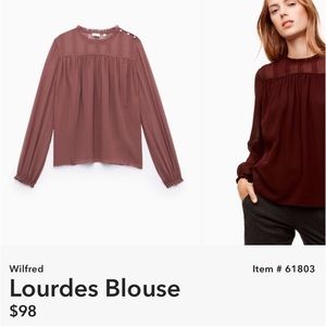 Aritzia blouse! Brand new with tag. Size large.